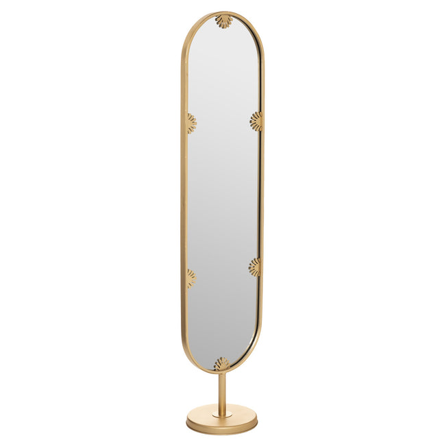 Espejo de pie "Artif" de metal dorado 38x160 - 185844