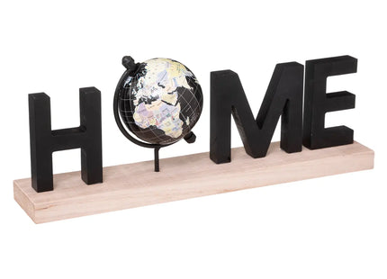 Palabra decorativa "Home" en negro para colocar sobre una superficie de A13,5cm - 185967
