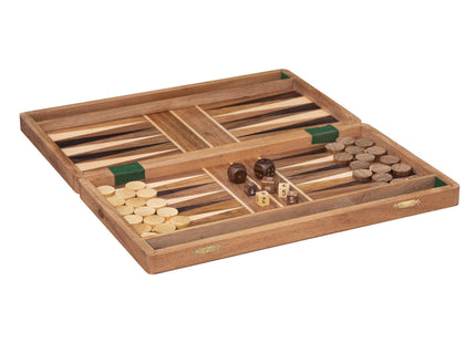 Juego de "backgammon" de madera de acacia 36x41 - 185973