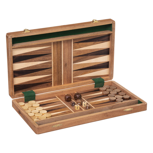 Juego de "backgammon" de madera de acacia 36x41 - 185973