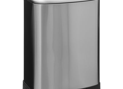 Basurero "Ariane" metálica 50L apertura pedal acero inoxidable - 186155A