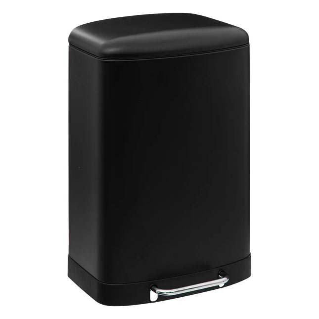 Basurero "Ariane" metálica 50L apertura pedal acero inoxidable - 186155B