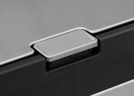 Basurero de acero inoxidable columna de clasificación 2 cubos 20L + 14L - 186156