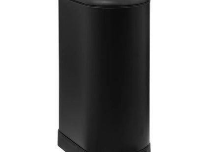 Basurero metálico delgada “Ariane” 30L negro - 186188A