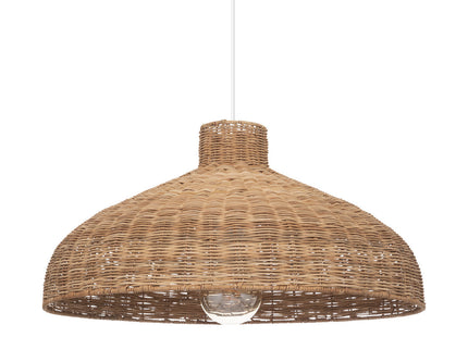 Lámpara suspendida "Ori" de ratán y metal D58cm - 186321