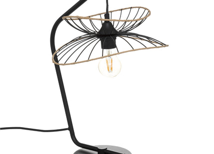 Velador de mesa "Alara" de metal negro A50cm - 186381