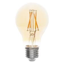 Bombilla LED "Estándar" ámbar D6cm E27 - 186400