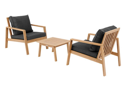 Juego de muebles de jardín de acacia "Tiwi" para 2 personas - 186601