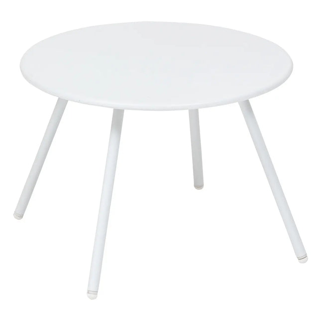 Mueble de jardín dúo "Paopao" blanco en acero tratado epoxi - 186620A