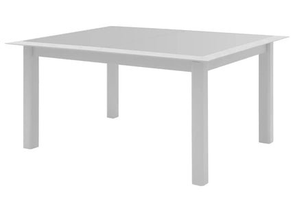 Mesa de jardín extensible "ALLURE" gris y blanca 10 asientos - 187005