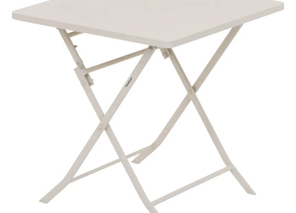 Mesa de jardín plegable cuadrada GREENSBORO Arcilla 2 plazas  - 187013