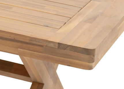 Mesa de jardín alta "XENIA" de acacia 10 plazas - 187049