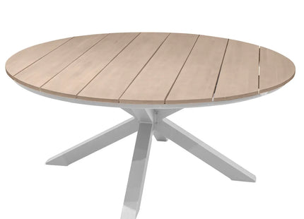 Mesa de jardín redonda "Oriengo" acacia 8P - 187051B