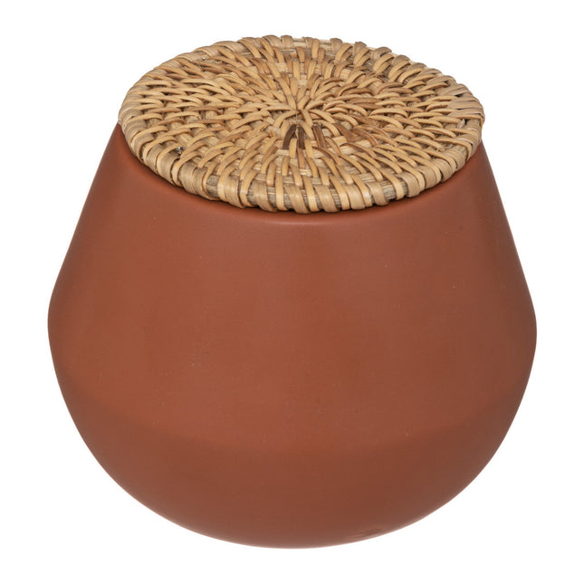 Vela perfumada "Ali" Ámbar 400Gr en pote de cerámica - 187633B