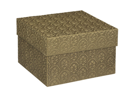 Caja "Midnight" Metálica Dorada P - 187718B