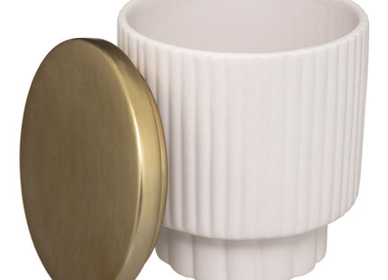 Caja cerámica decorativa D11,5cm - 187732