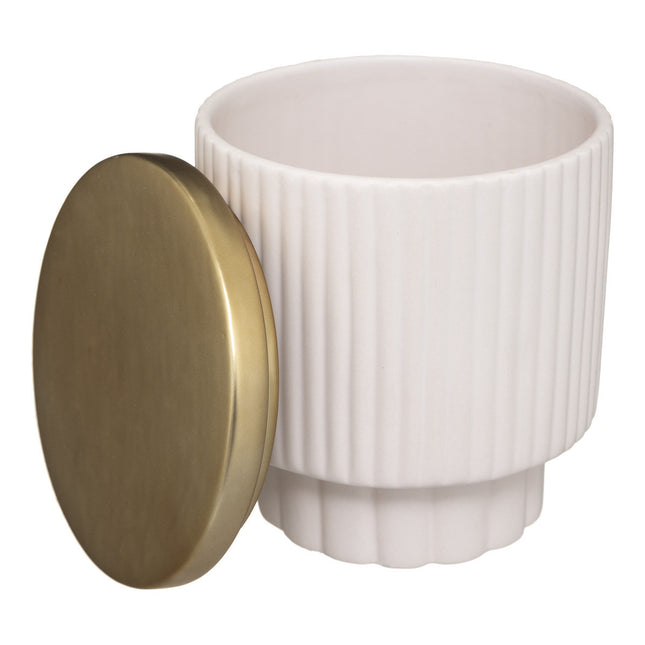 Caja cerámica decorativa D11,5cm - 187732