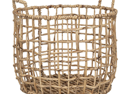 Cesta "Odin" de metal y jacinto G - 187748