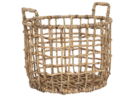 Cesta "Odin" de metal y jacinto M - 187748