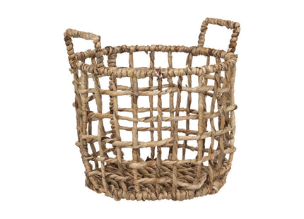 Cesta "Odin" de metal y jacinto P - 187748