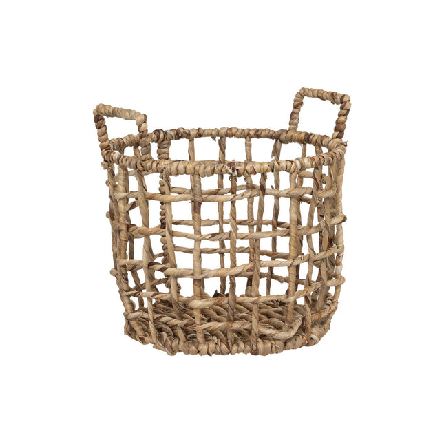 Cesta "Odin" de metal y jacinto P - 187748