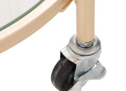 Carrito de servicio "Thalia" de metal dorado A75cm - 187781