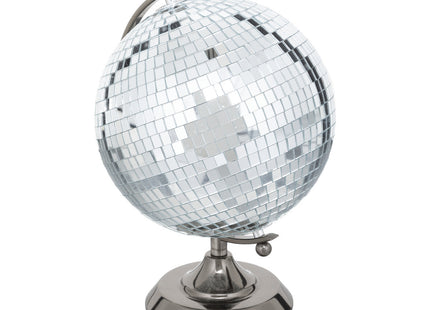 Objeto decorativo Bola de discoteca plateada D20 x A30 - 187906A