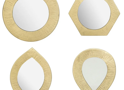 Espejo "Romy" en metal martillado - 187979