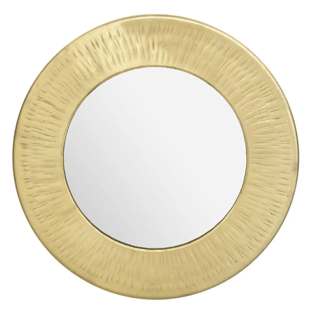 Espejo "Romy" en metal martillado - 187979