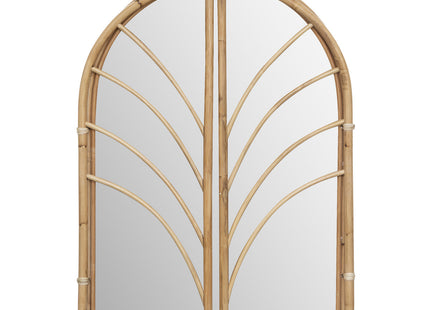 Espejo de pared de ratán "Aoni" 52x70 - 187990