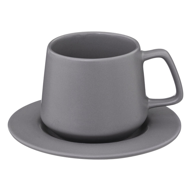 Taza "Trapecio" + Platillo 20 cl - 188442