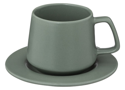 Taza "Trapecio" + Platillo 20 cl - 188442