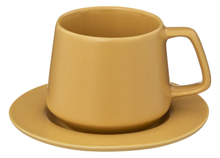 Taza "Trapecio" + Platillo 20 cl - 188442
