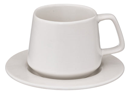 Taza "Trapecio" + Platillo 20 cl - 188442