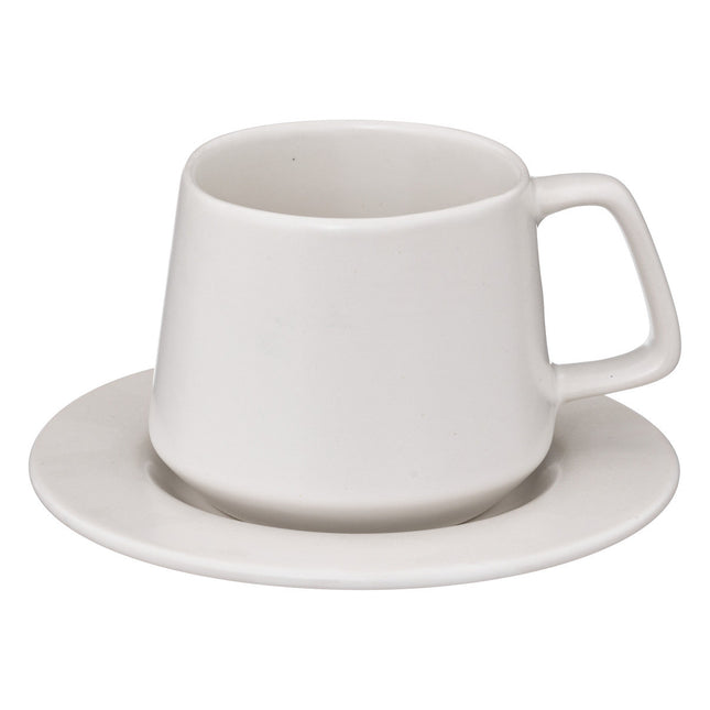 Taza "Trapecio" + Platillo 20 cl - 188442