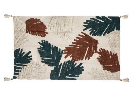 Alfombra "Ali" de algodón tufting con motivos capitoné 90x150cm - 188536