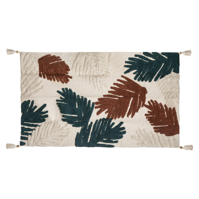 Alfombra "Ali" de algodón tufting con motivos capitoné 90x150cm - 188536