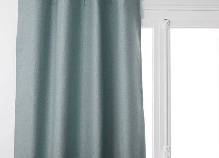 Cortina aislante opaca verde celadón 140x260cm - 188585F