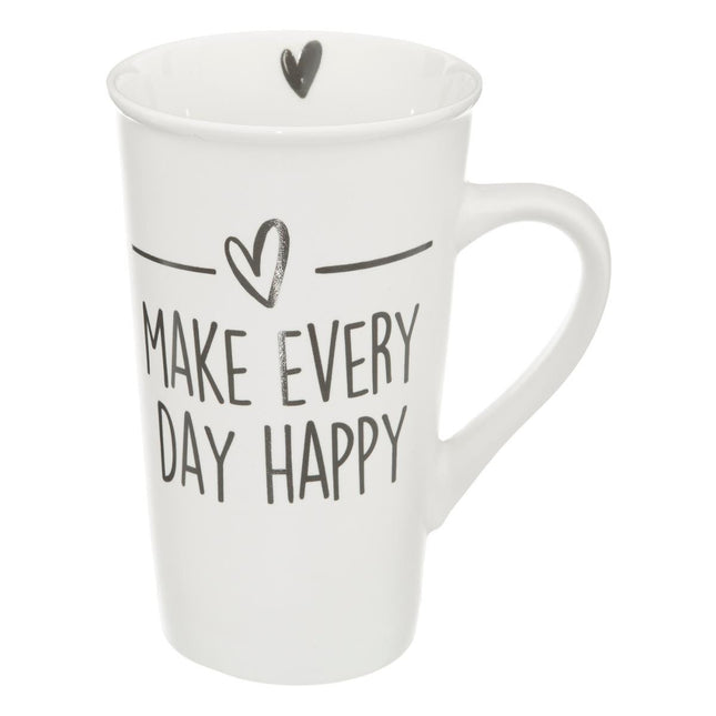 Taza de porcelana "Happy" 50cl - 188801