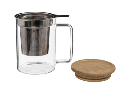 Tetera "Mia" en Vidrio y Bambú 45 CL - 188843