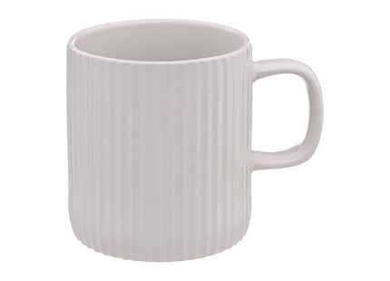 Taza de loza Estriada blanca 35CL - 188844C