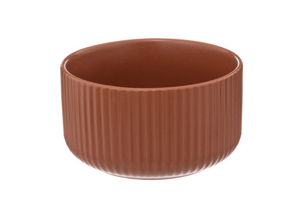Mini Bol Loza estriada terracota 42 CL - 188846B