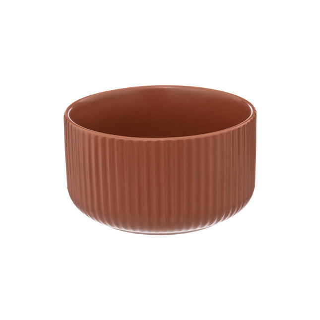 Mini Bol Loza estriada terracota 42 CL - 188846B