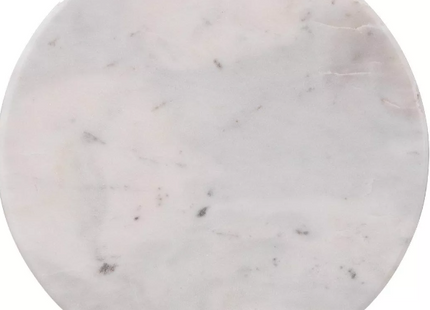 Plato de presentación "Sublima" de mármol blanco D30cm - 188888A