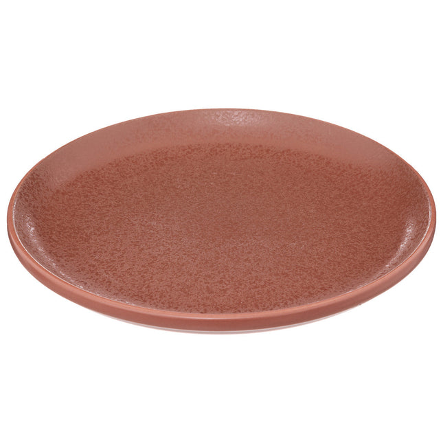 Plato de postre de cerámica D18cm terracota "Precious loft" - 188934