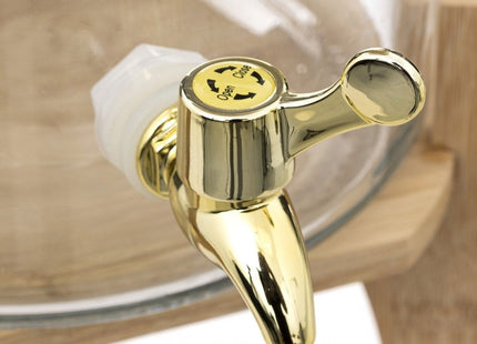 Dispensador de bebidas de vidrio Bota 8L - 189033