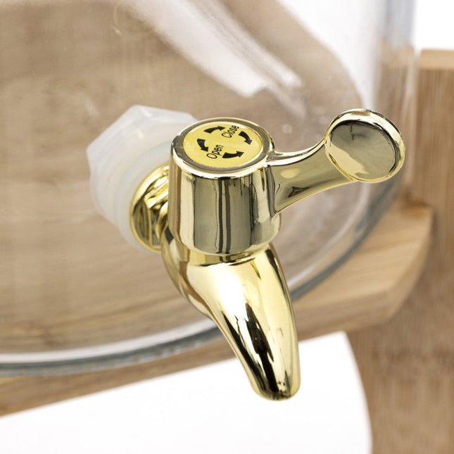 Dispensador de bebidas de vidrio Bota 8L - 189033