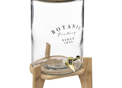 Dispensador de bebidas de vidrio Bota 8L - 189033