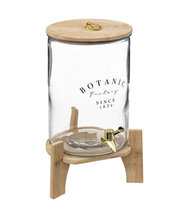 Dispensador de bebidas de vidrio Bota 8L - 189033