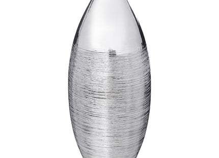 Jarrón de cerámica plateado A38cm - 189182